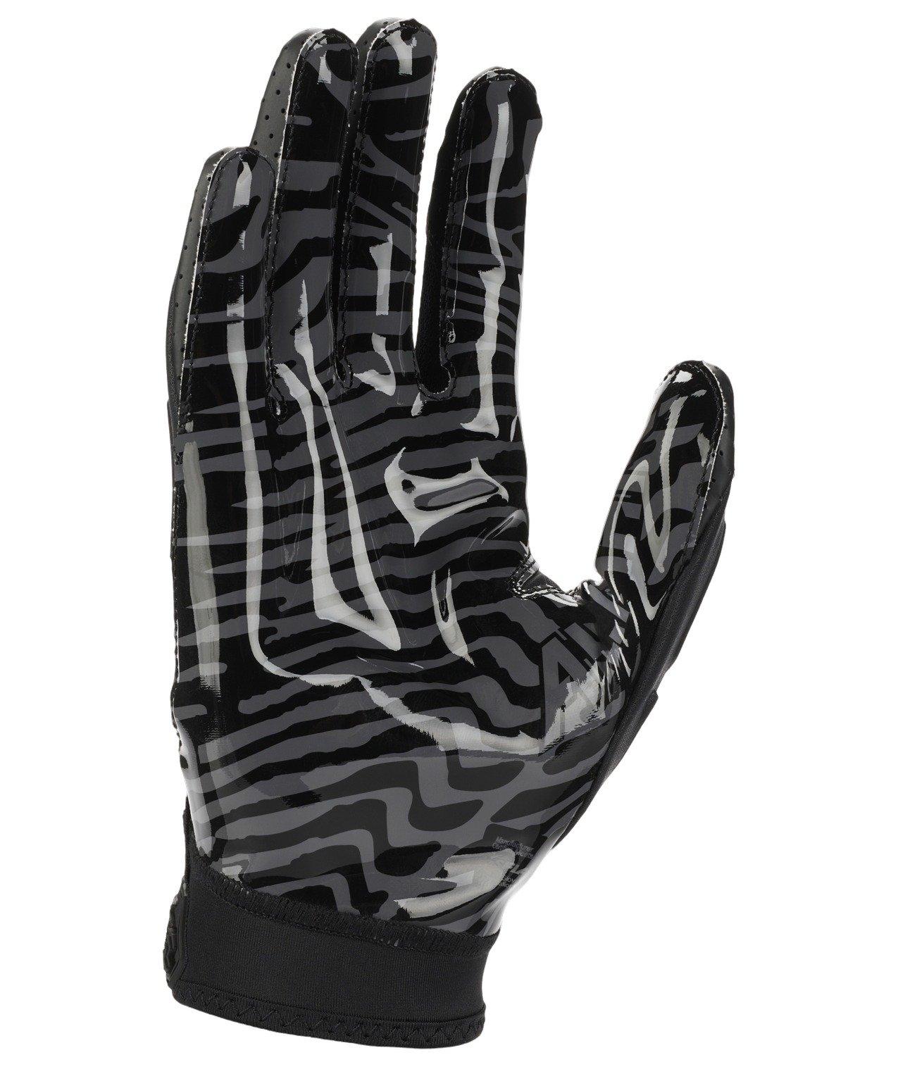 Nike Youth Superbad 7.0 Football Gloves-Black/White - BLACK/WHITE Thumbnail View 2