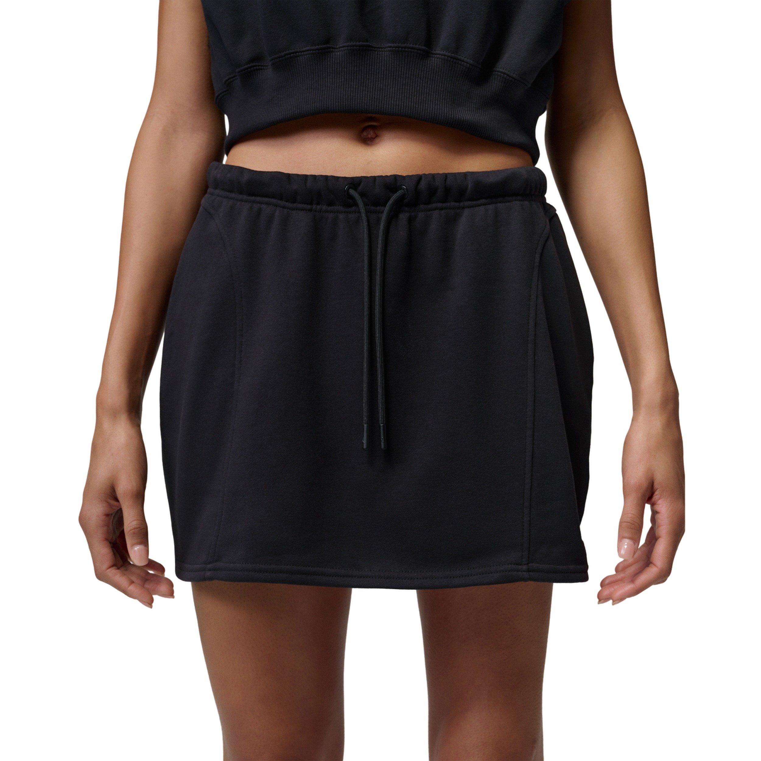 Jordan Women's Brooklyn Fleece Skirt - BLACK/WHITE Thumbnail View 1