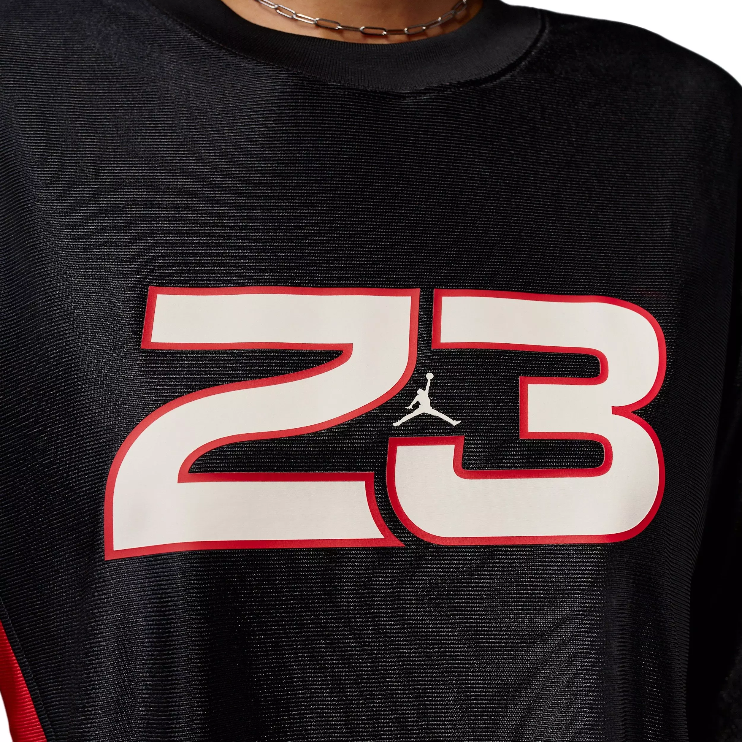 Jordan Women's Brooklyn Jersey Dress - BLACK/RED/WHITE