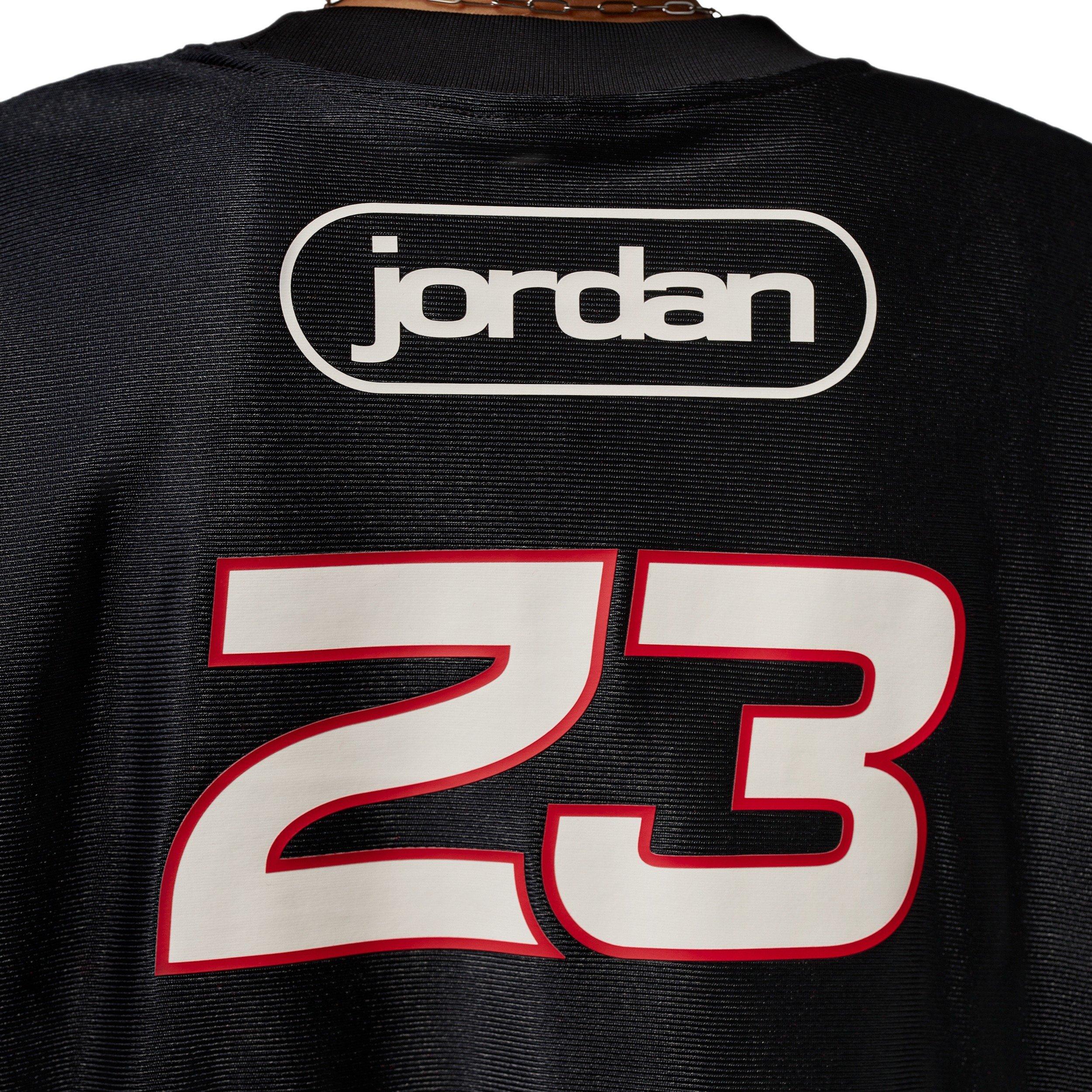 Jordan Women's Brooklyn Jersey Dress - BLACK/RED/WHITE Thumbnail View 5
