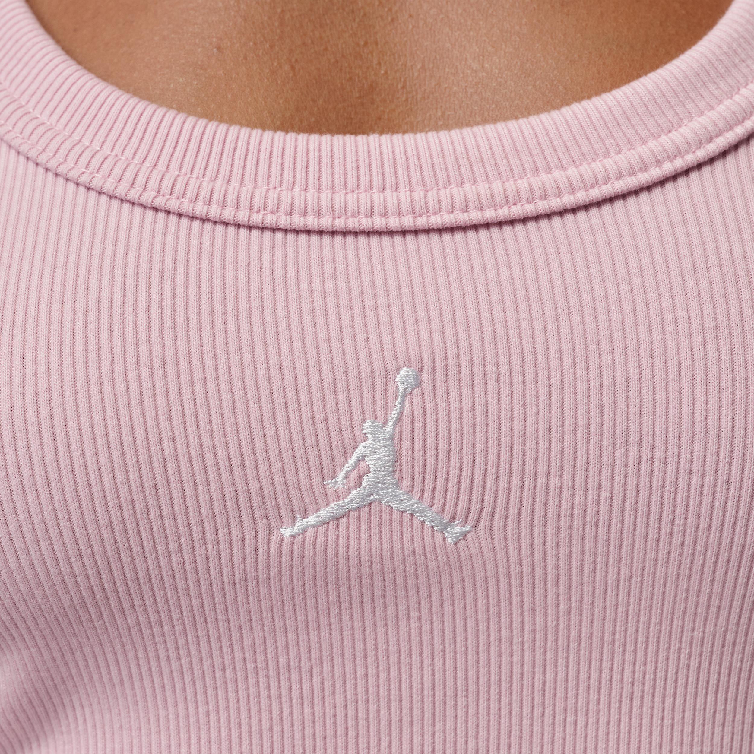 Jordan Women's Brooklyn Tank Dress - PINK/WHITE Thumbnail View 4