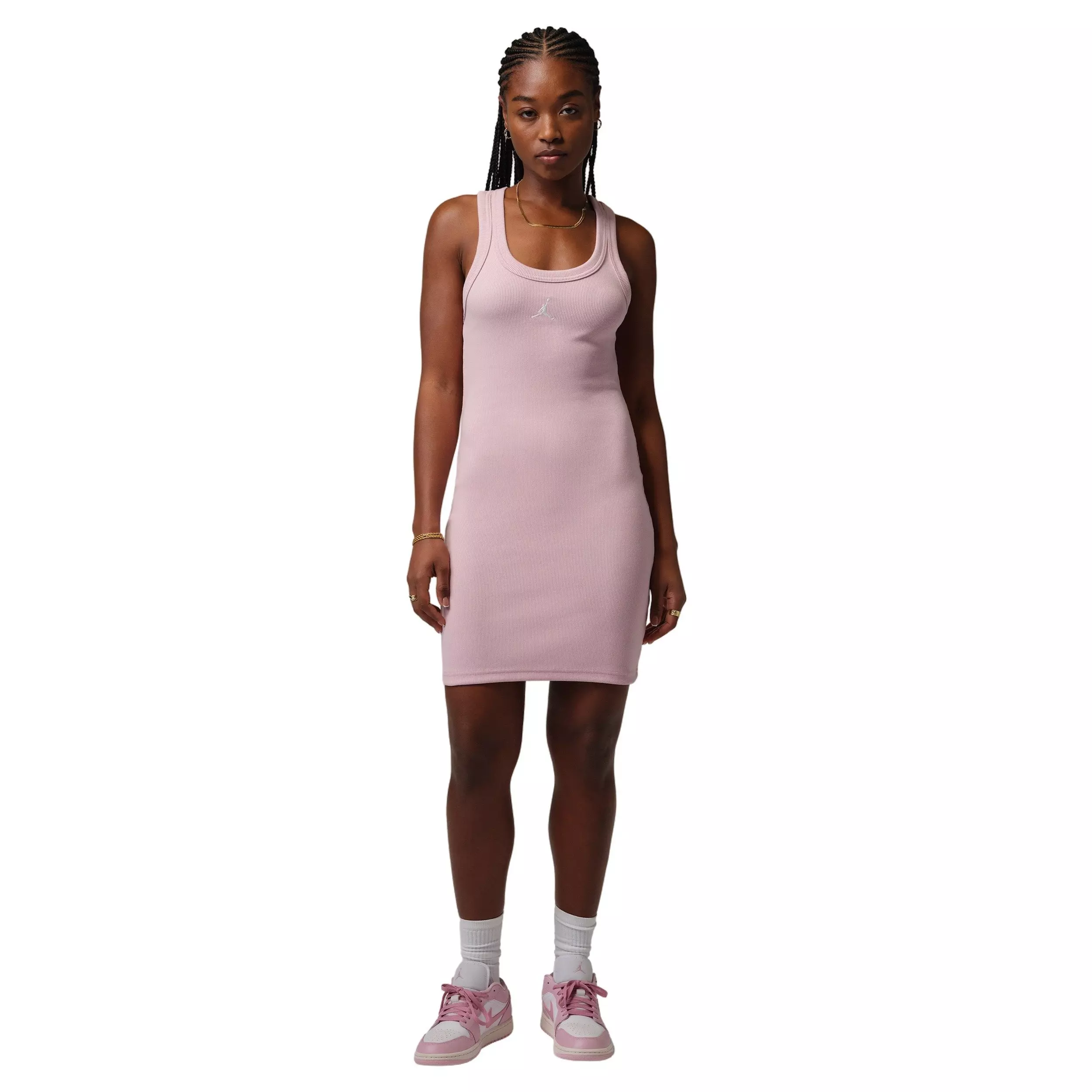 Jordan Women's Brooklyn Tank Dress - PINK/WHITE