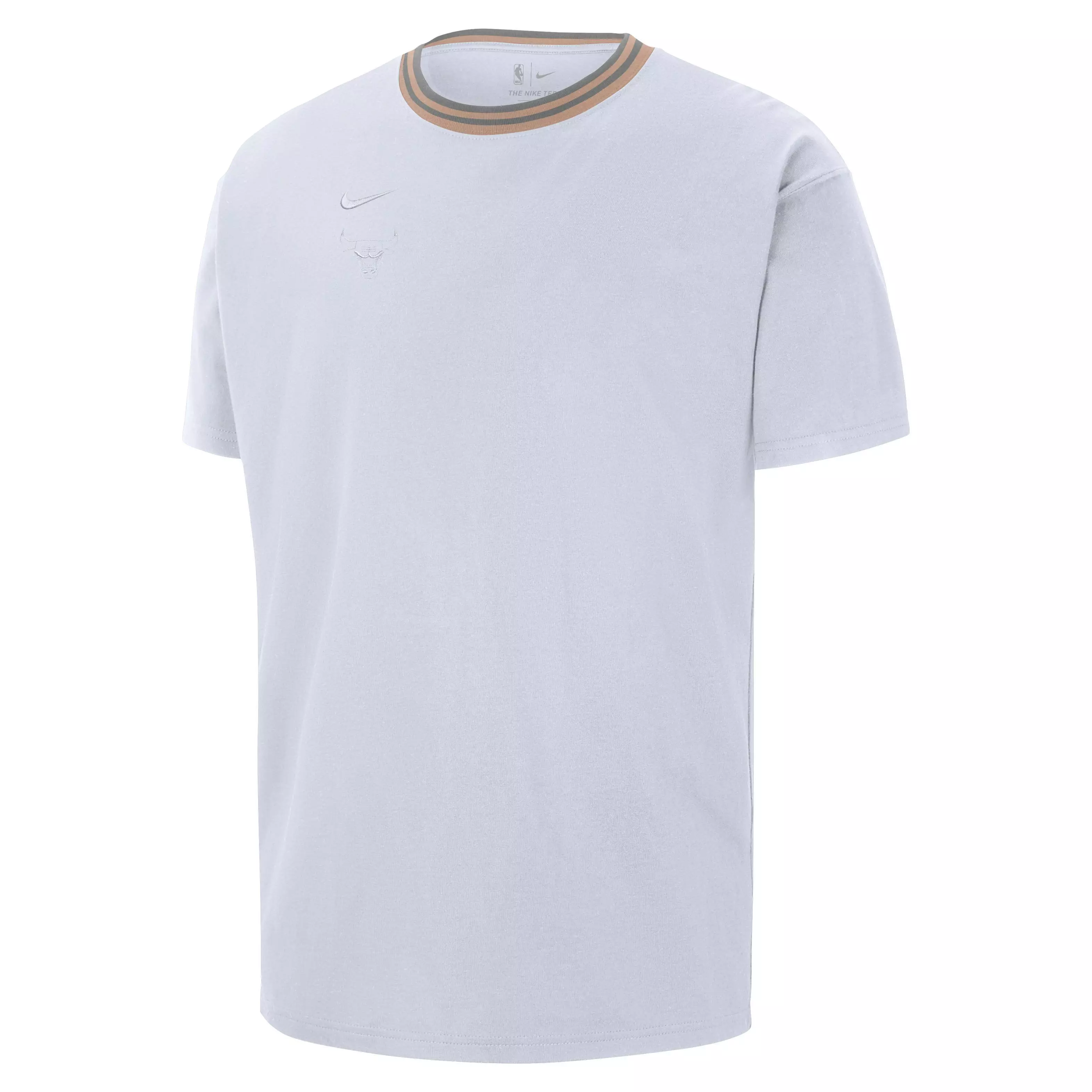 Nike Men's NBA Courtside CE Chicago Bulls SS M90 T-Shirt - WHITE