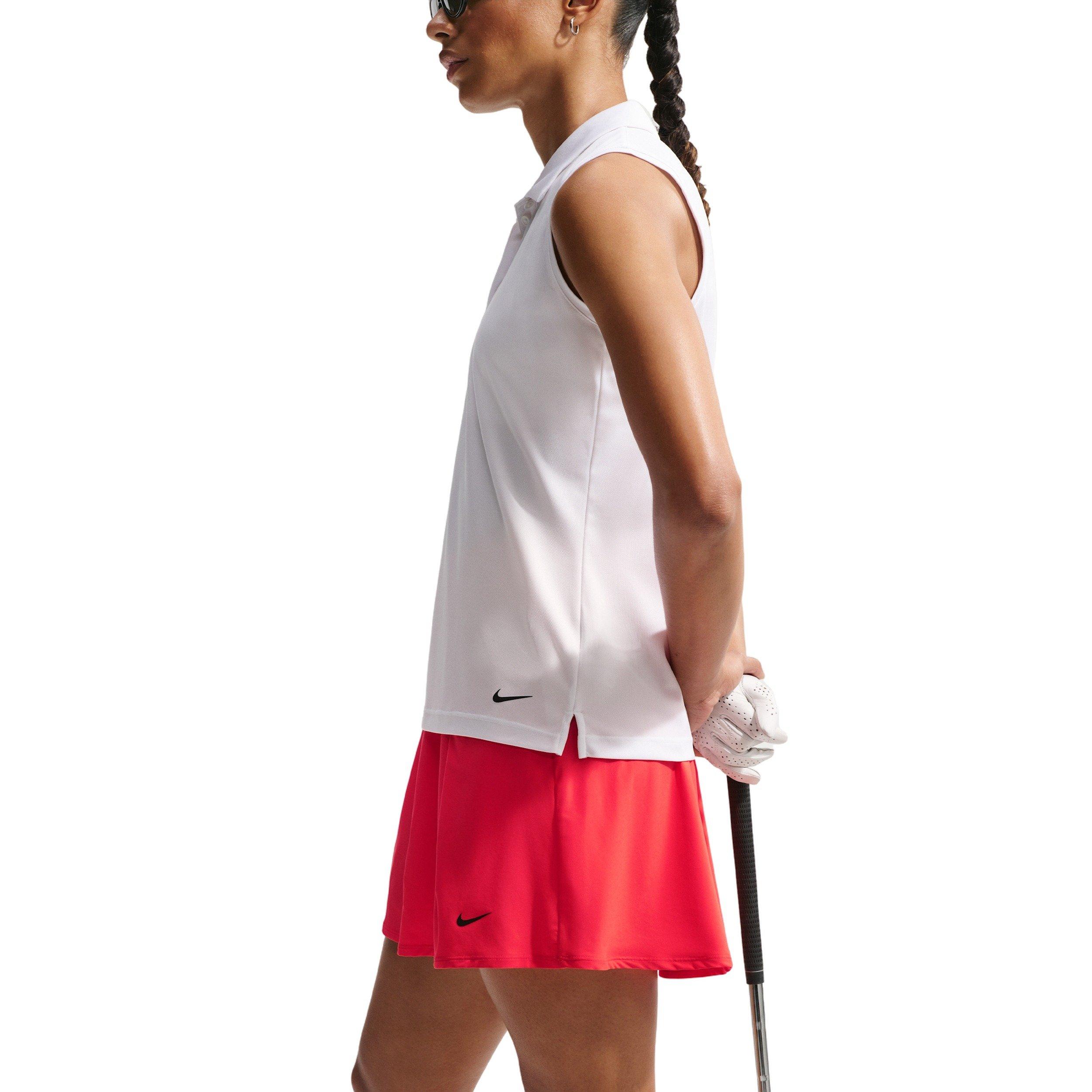 Nike Women's Golf Club Dri-FIT Flouncy Golf Skirt - CRIMSON Thumbnail View 3