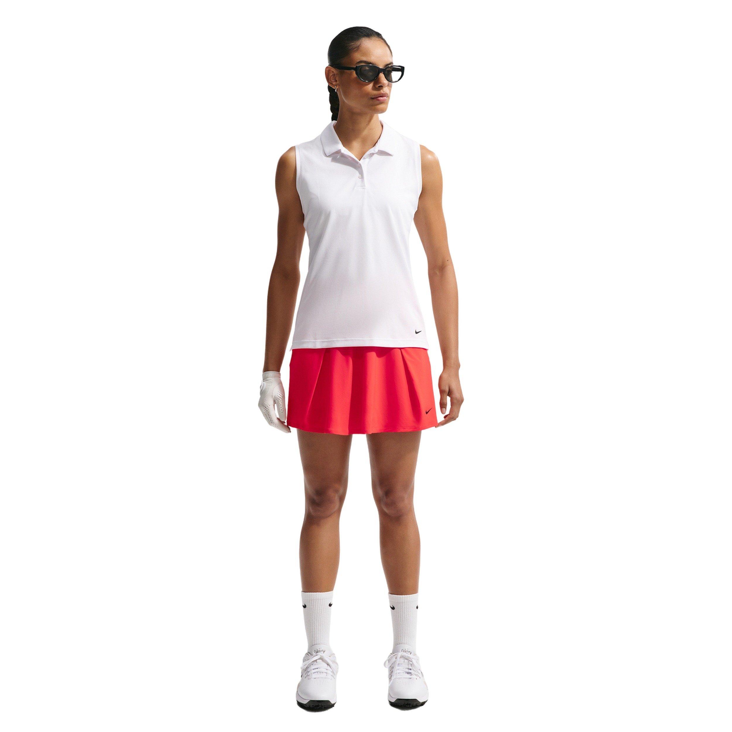 Nike Women's Golf Club Dri-FIT Flouncy Golf Skirt - CRIMSON Thumbnail View 5