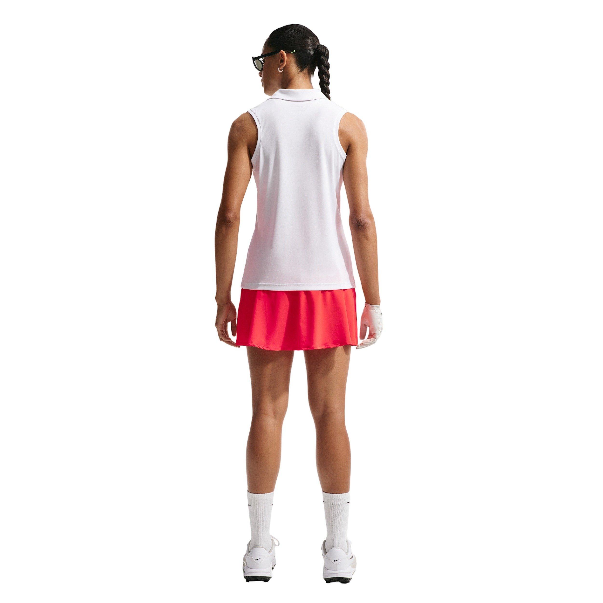 Nike Women's Golf Club Dri-FIT Flouncy Golf Skirt - CRIMSON Thumbnail View 6