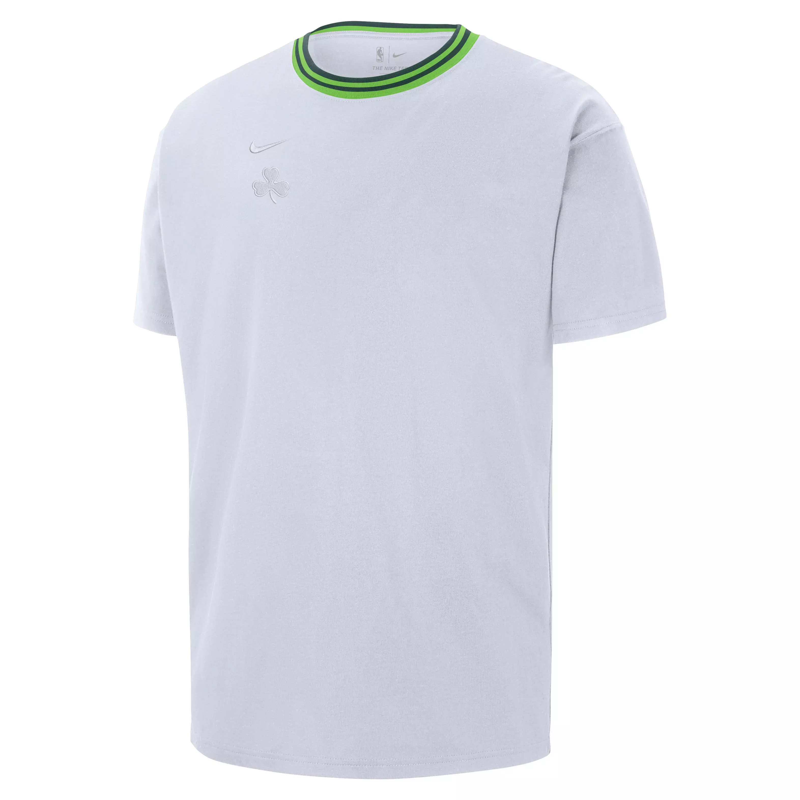 Nike Men's NBA Courtside CE Boston Celtics SS M90 T-Shirt - WHITE