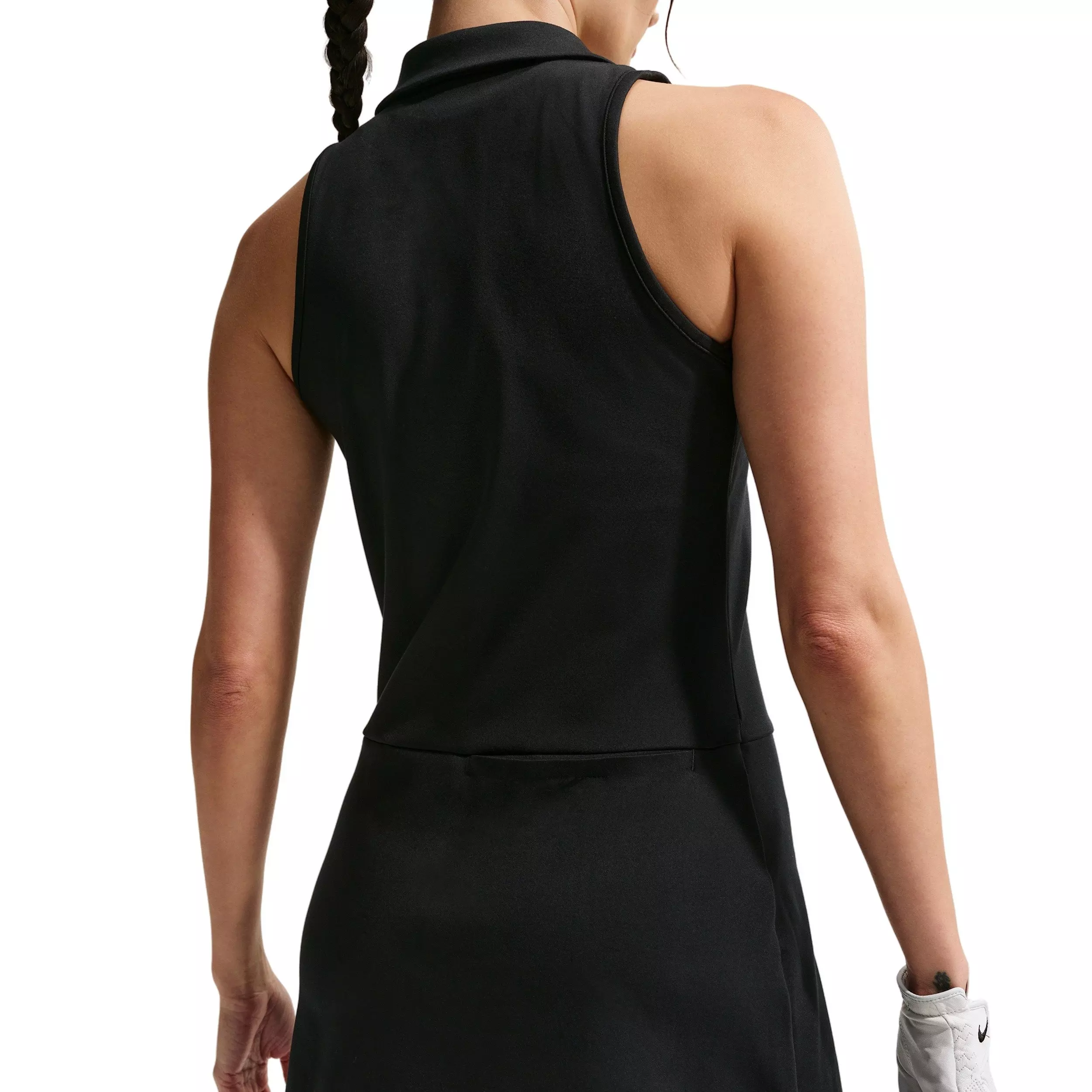 Nike Women's Golf Club Unlined Dri-FIT Golf Dress - BLACK/OFF-WHITE