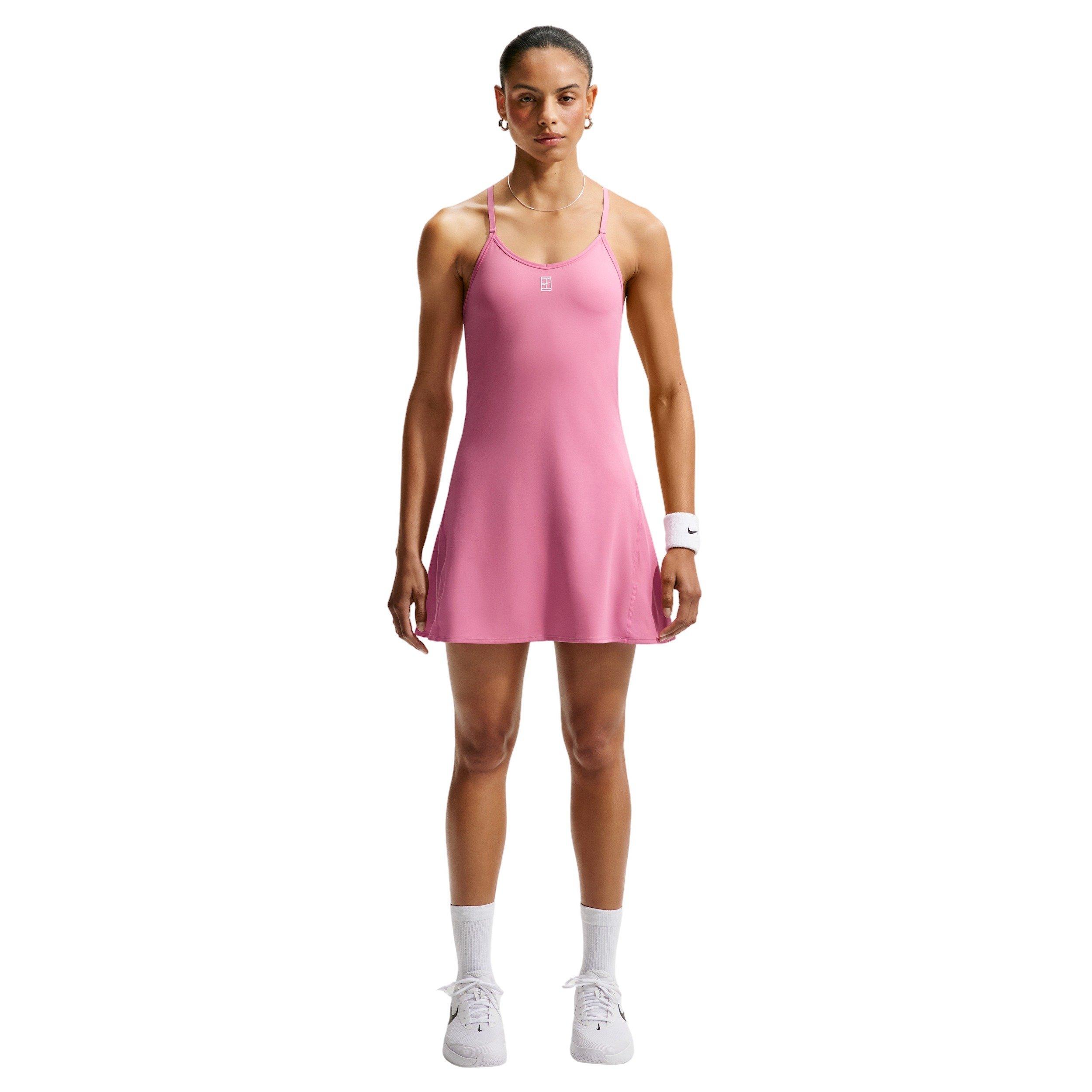 Nike Women's Court Advantage Dri-FIT Tennis Dress, Medium, Peony