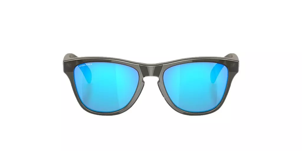 Oakley Youth Frogskins XXS Prizm Sapphrie Sunglasses - Grey Smoke - GREY/BLUE