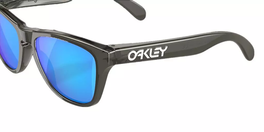 Oakley Youth Frogskins XXS Prizm Sapphrie Sunglasses - Grey Smoke - GREY/BLUE