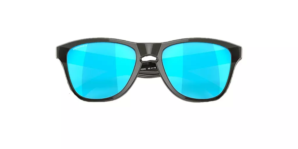 Oakley Youth Frogskins XXS Prizm Sapphrie Sunglasses - Grey Smoke - GREY/BLUE