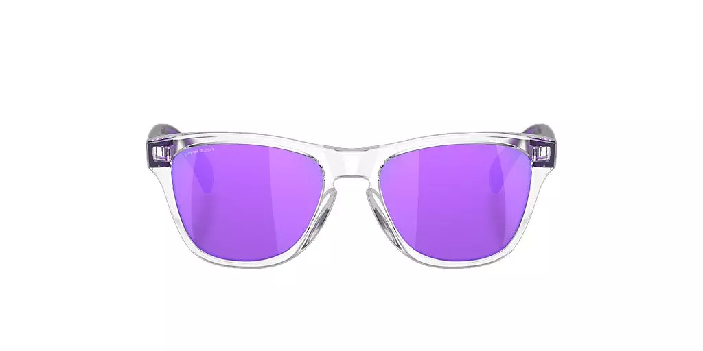 Oakley Youth Frogskins XXS Prizm Violet Sunglasses - Clear - PURPLE