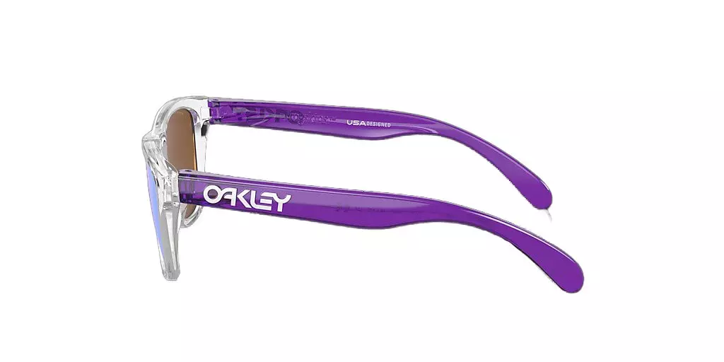 Oakley Youth Frogskins XXS Prizm Violet Sunglasses - Clear - PURPLE