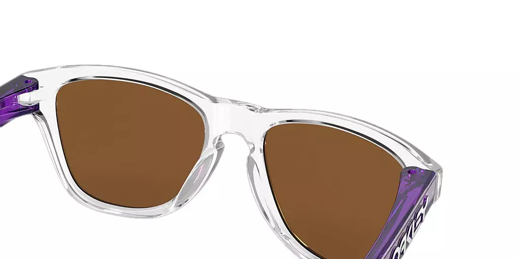 Oakley Youth Frogskins XXS Prizm Violet Sunglasses - Clear - PURPLE