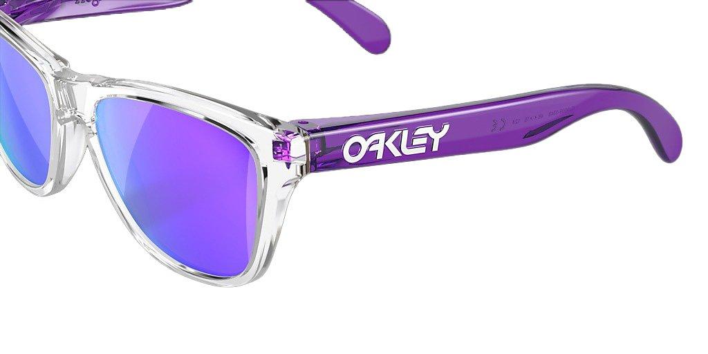 Oakley Frogskins XXS Youth Fit Prizm Violet Sunglasses – Clear