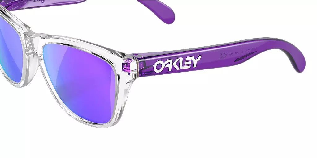 Oakley Youth Frogskins XXS Prizm Violet Sunglasses - Clear - PURPLE