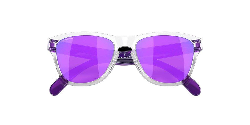 Oakley Frogskins XXS Youth Fit Prizm Violet Sunglasses – Clear