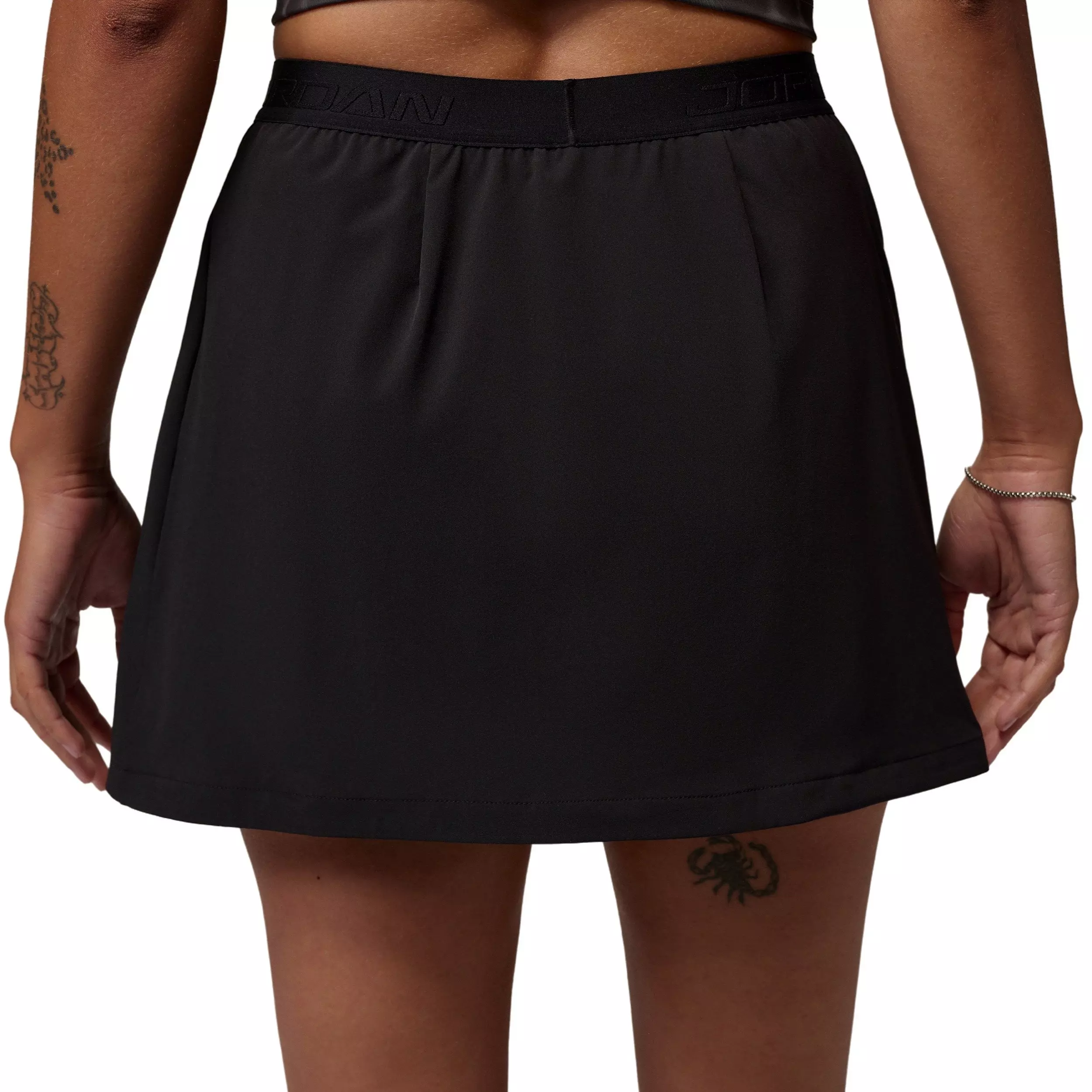 Jordan Women's Sport Essentials Dri-FIT Skirt - Black/White - BLACK/WHITE