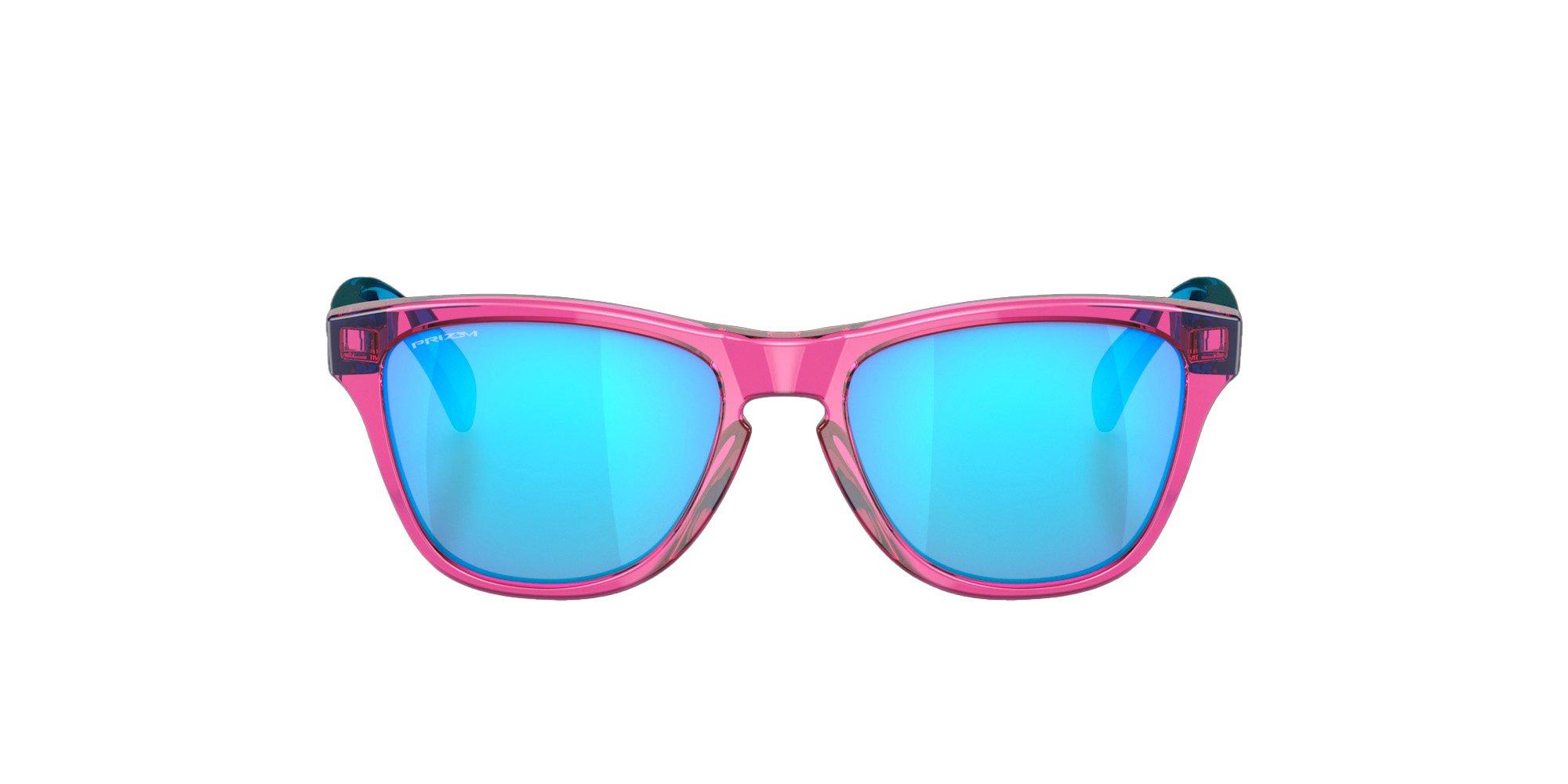 Oakley Frogskins XXS Youth Fit Prizm Sapphire Sunglasses – Acid Pink