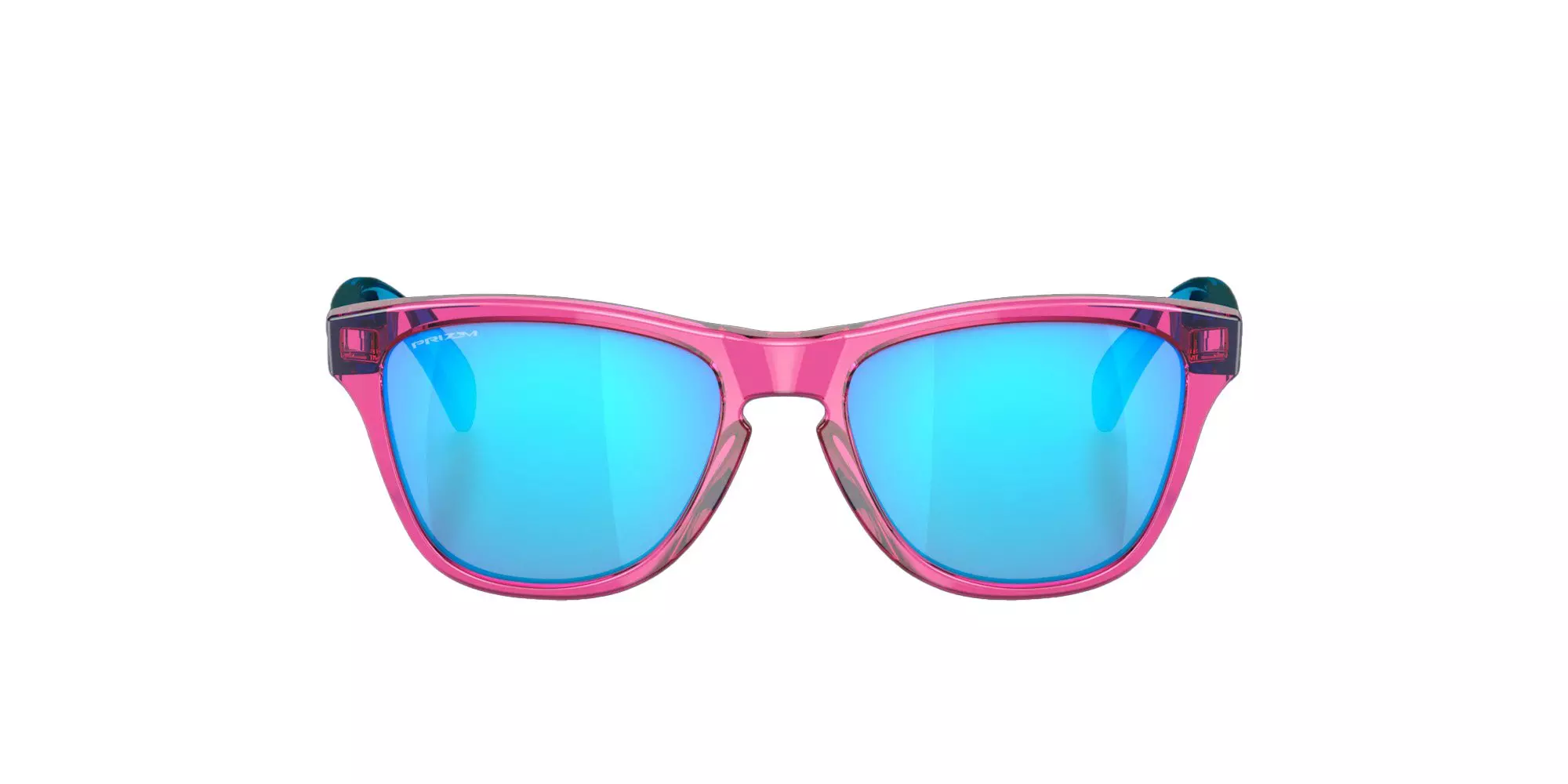 Oakley Youth Frogskins XXS Prizm Sapphire Sunglasses - Acid Pink - PINK/BLUE