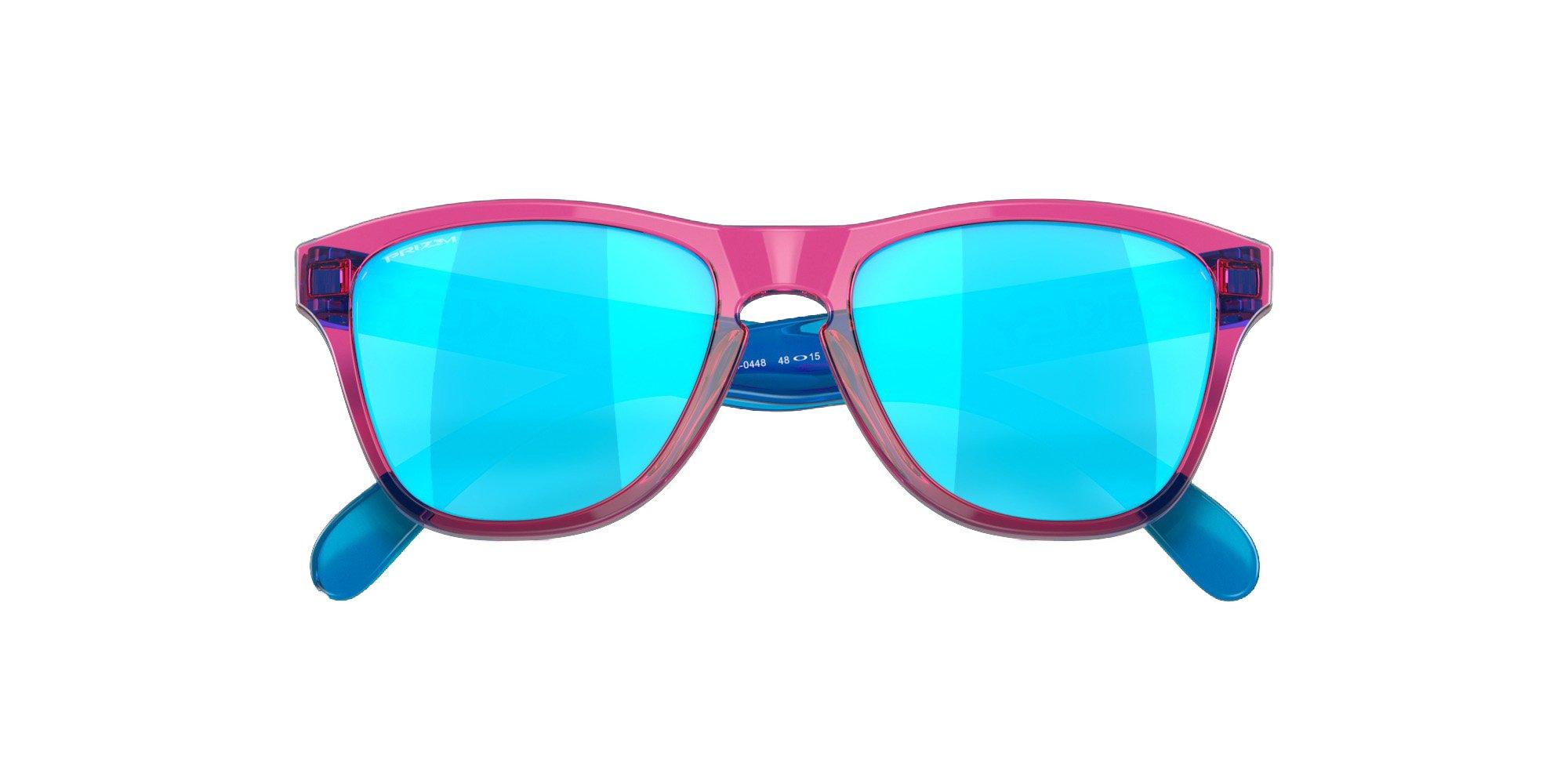 Oakley Frogskins XXS Youth Fit Prizm Sapphire Sunglasses – Acid Pink