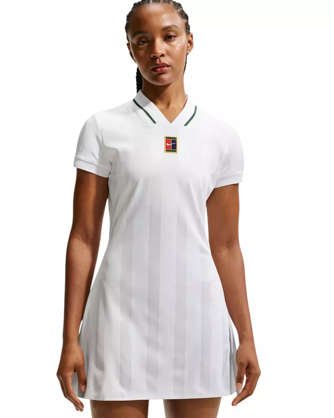 Nike Women's Court Slam Dri-FIT Tennis Dress - White - WHITE