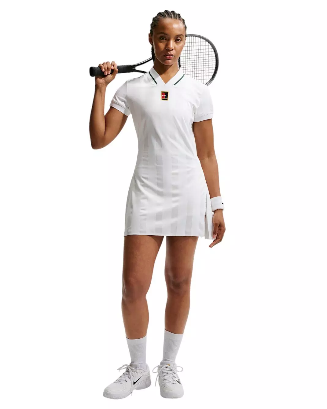 Nike Women's Court Slam Dri-FIT Tennis Dress - White - WHITE