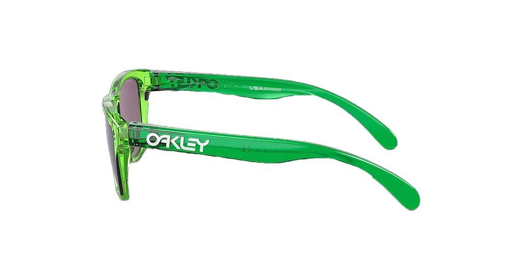Oakley Frogskins XXS Sunglasses (Youth Fit) - Prizm Jade Lenses and Acid Green Frame