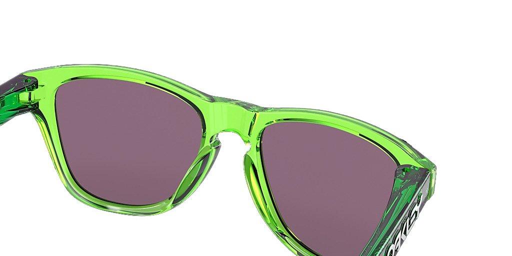 Oakley Frogskins XXS Sunglasses (Youth Fit) - Prizm Jade Lenses and Acid Green Frame