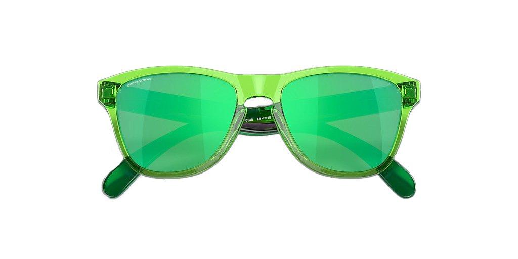 Oakley Frogskins XXS Sunglasses (Youth Fit) - Prizm Jade Lenses and Acid Green Frame