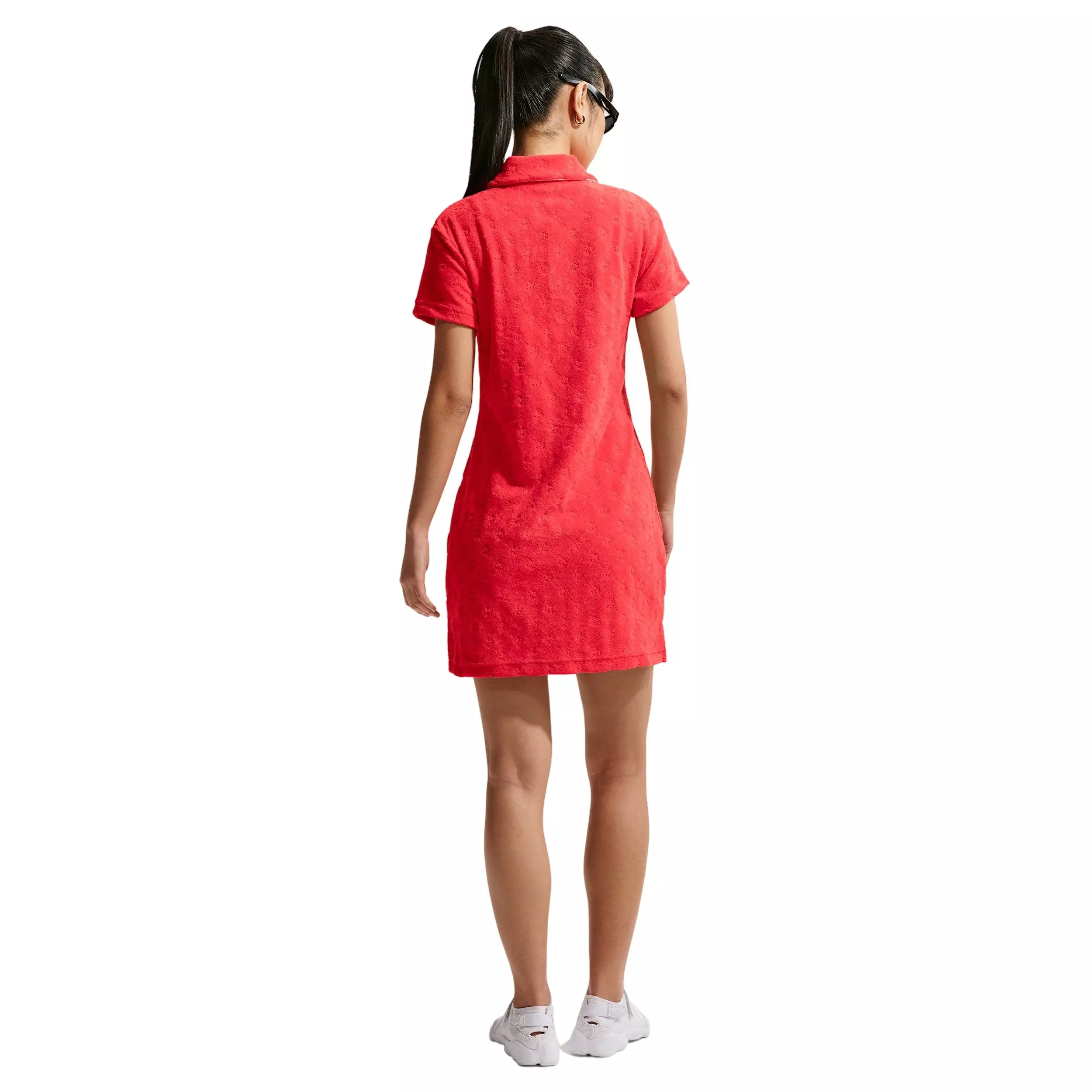 Nike Women's Sportswear Chill Terry Dress - CRIMSON