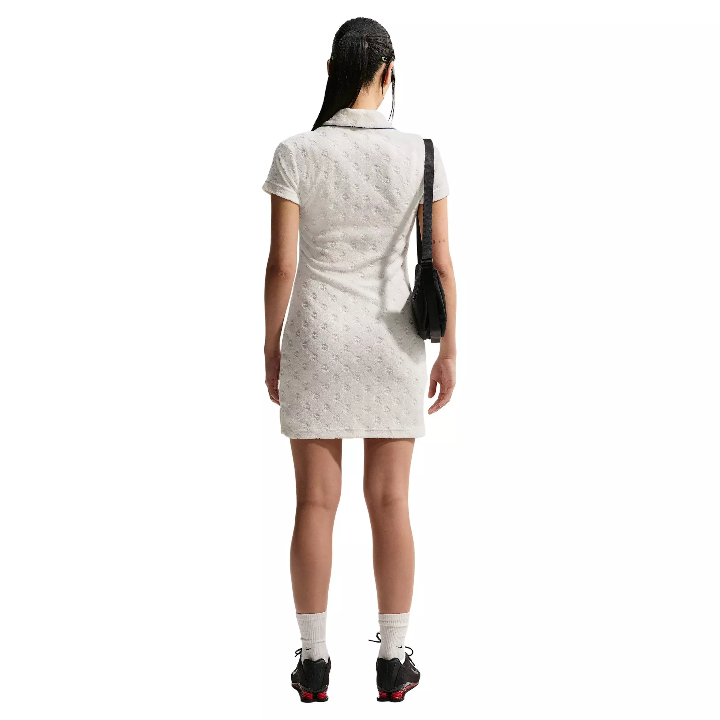 Nike Women's Sportswear Chill Terry Dress - WHITE/NAVY