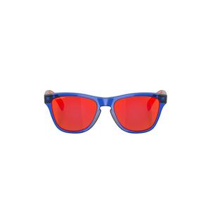 Oakley Frogskins XXS Sunglasses (Youth Fit) - Prizm Ruby Lenses and Crystal Blue Frame