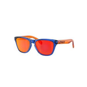 Oakley Frogskins XXS Sunglasses (Youth Fit) - Prizm Ruby Lenses and Crystal Blue Frame