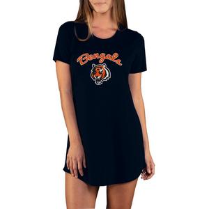 NFL Team Apparel Women's Cincinnati Bengals Black Fraction Leggings