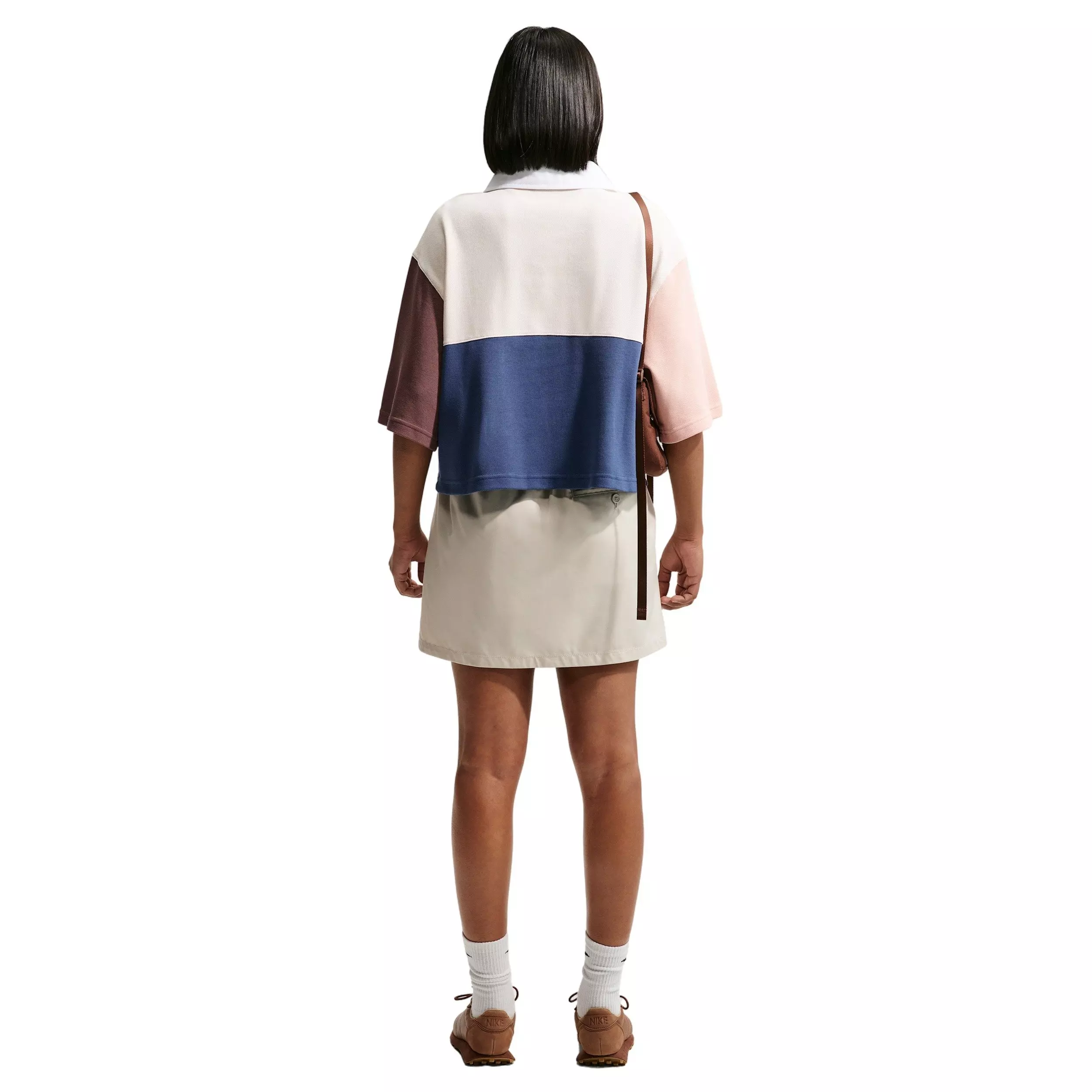 Nike Women's Sportswear Loose Woven Skirt - BEIGE