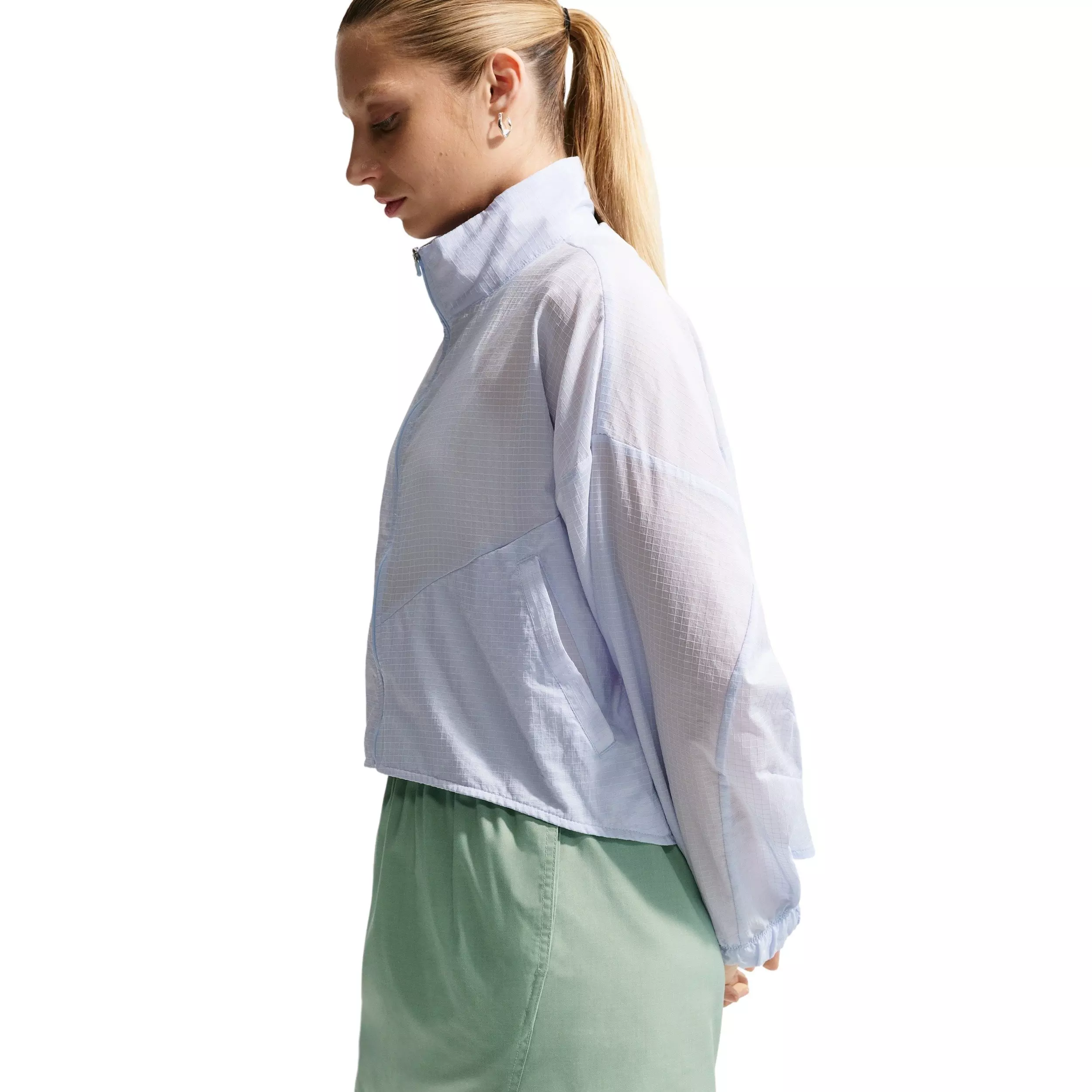 Nike Women's Sportswear Loose Woven Skirt - GREEN/GREY