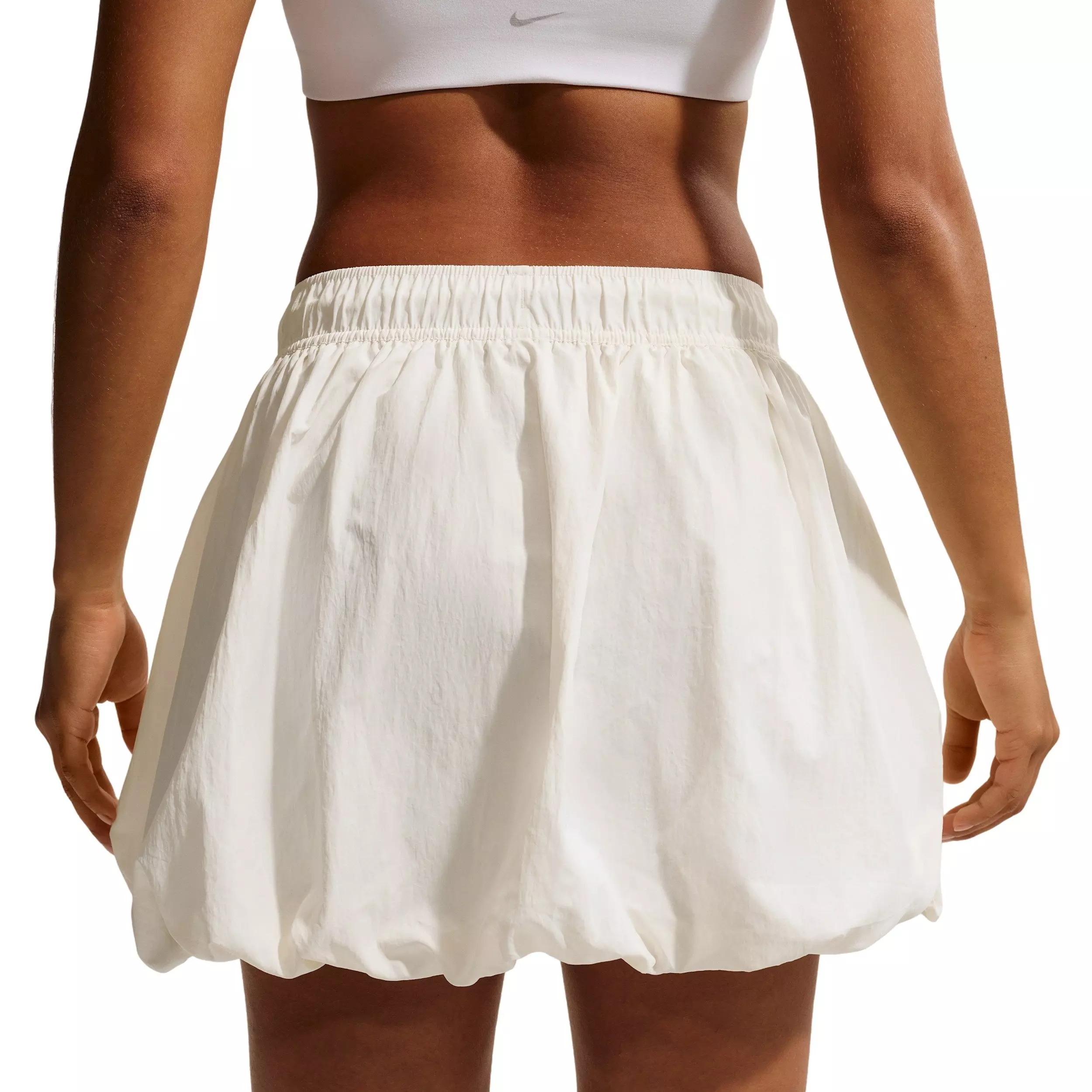 Nike Women's Sportswear Loose Bubble Skirt - Off-White/Black - OFF-WHITE/BLACK