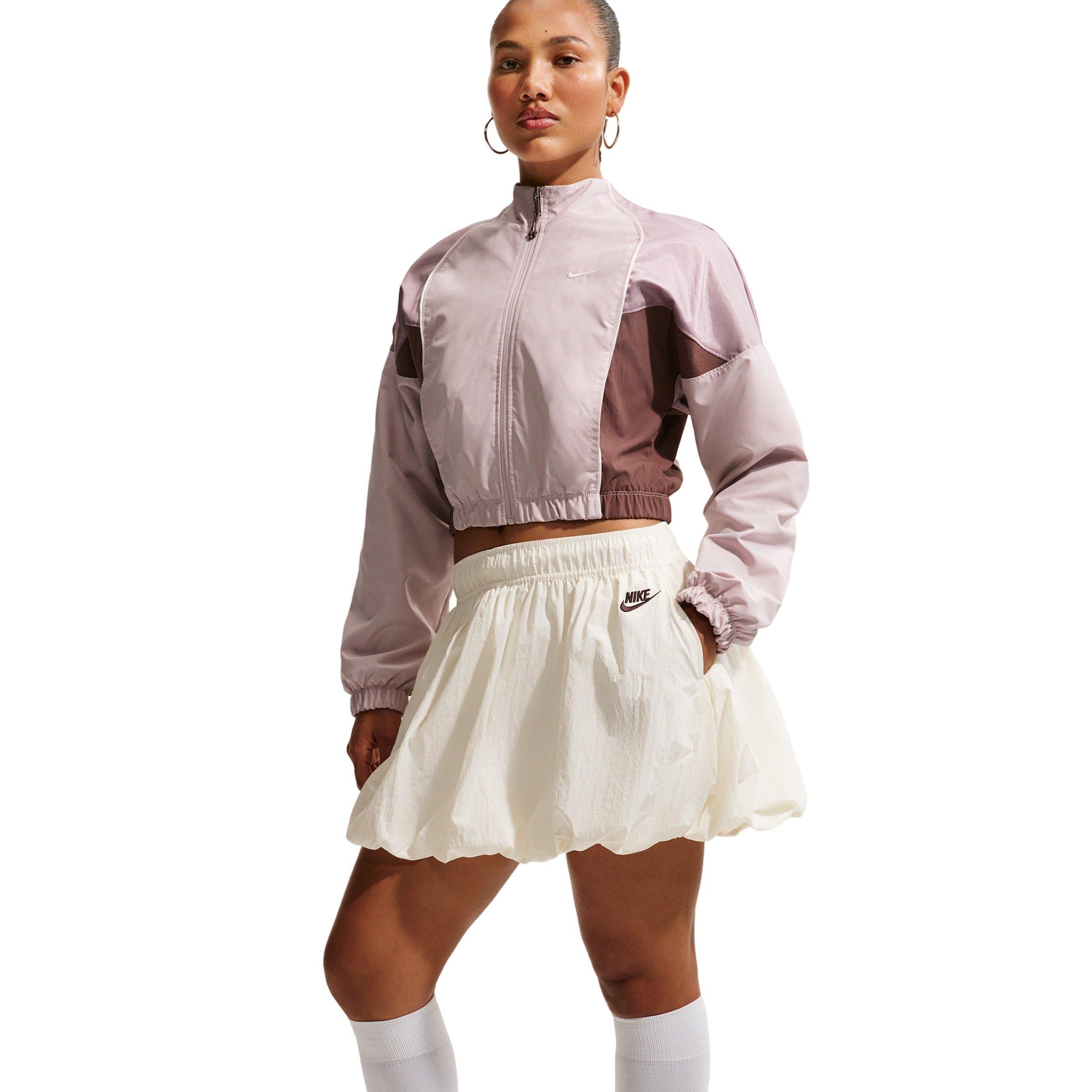 Nike Women's Sportswear Loose Bubble Skirt - Off-White/Black - OFF-WHITE/BLACK Thumbnail View 5