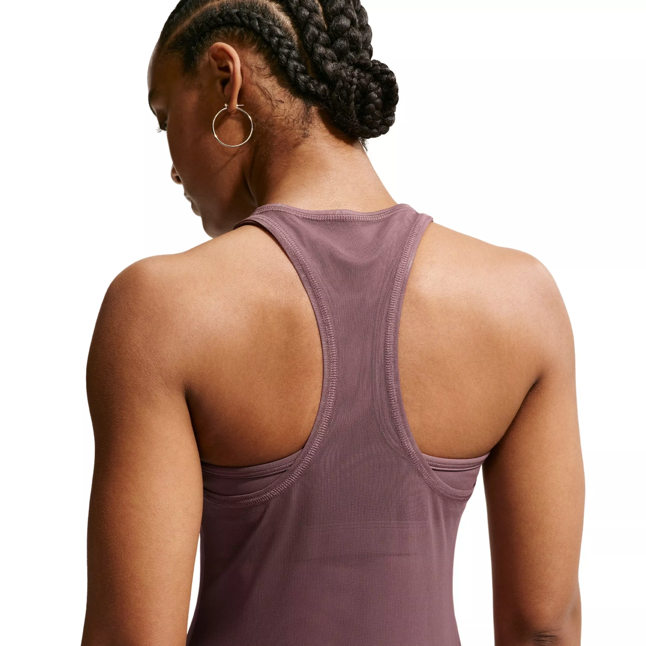 Nike Women's Sportswear Tight Sheer Tank Dress - PURPLE
