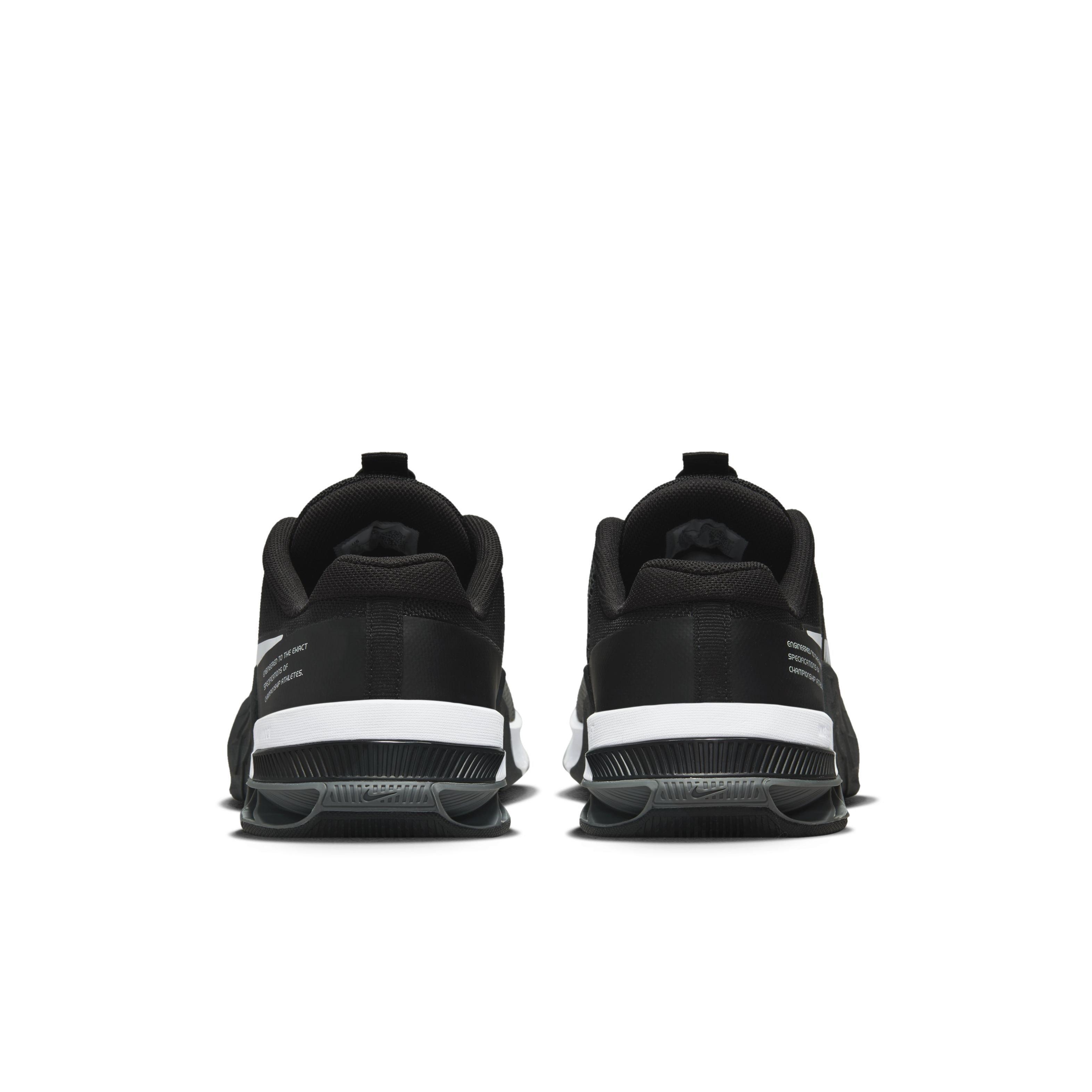 Nike Metcon 8 Grade School Boys' "Black/White/Dark Smoke Grey/Smoke Grey" Training Shoe