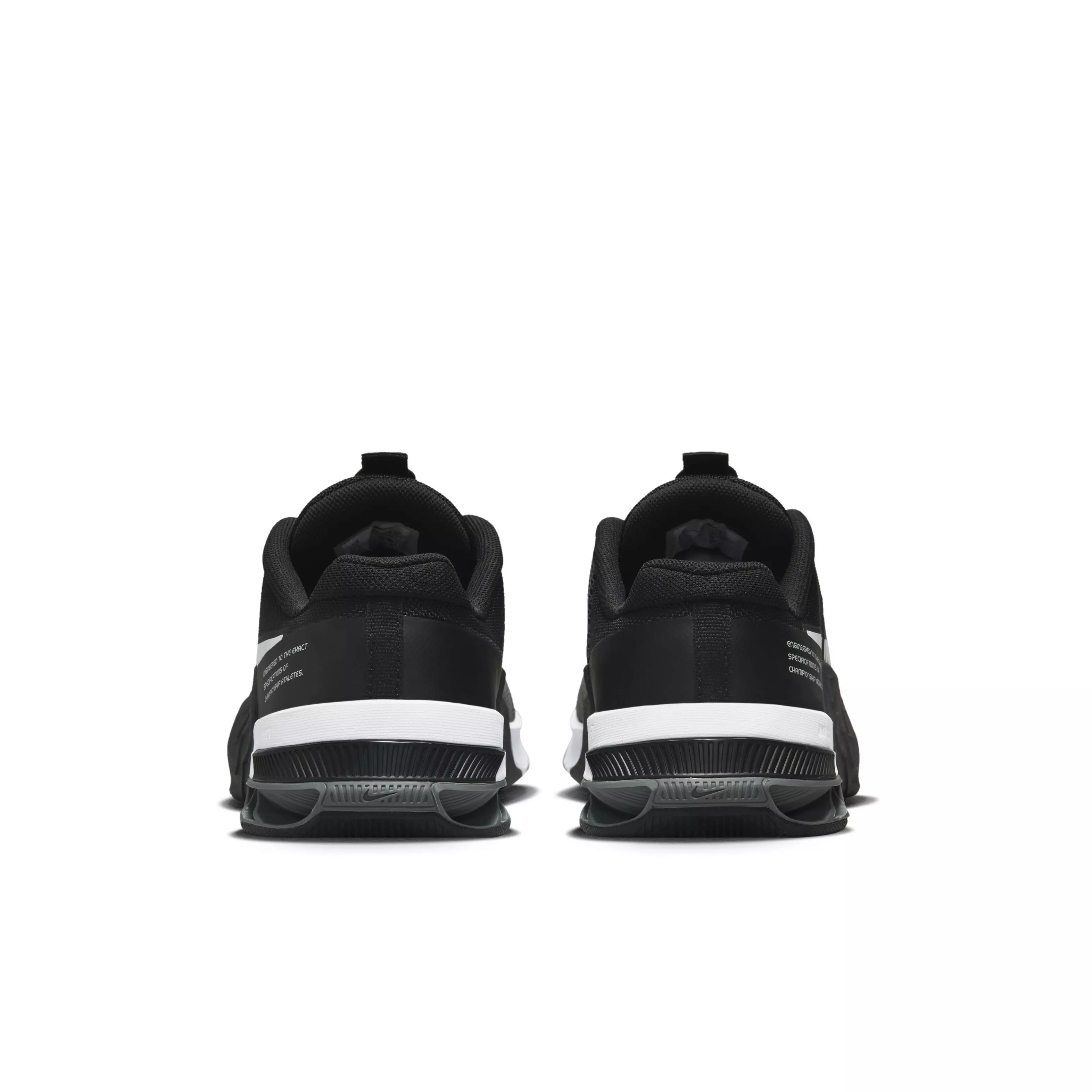 Nike Metcon 8 "Black/White/Dark Smoke Grey/Smoke Grey" Grade School Boys' Training Shoe - BLACK/WHITE/DK GREY/GREY