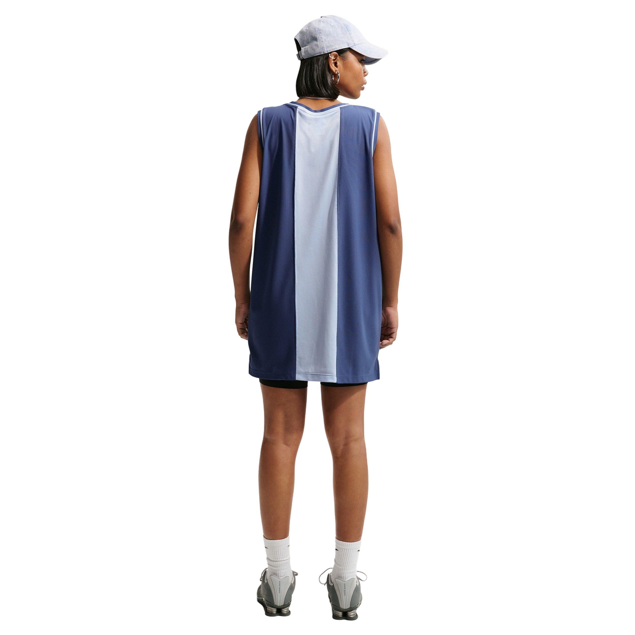 Nike Women's Loose Heritage Jersey Dress - NAVY/BLUE Thumbnail View 2