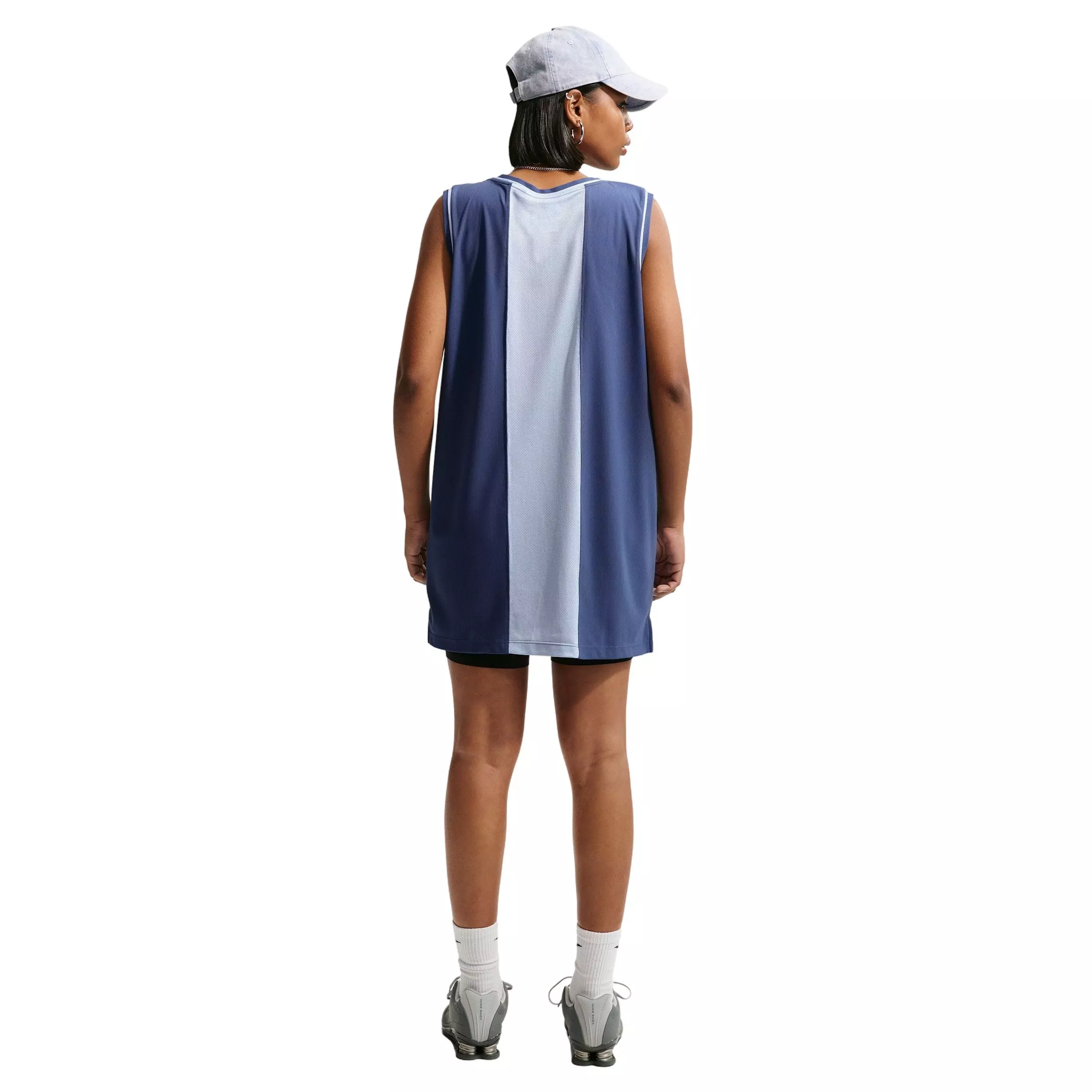 Nike Women's Loose Heritage Jersey Dress - NAVY/BLUE