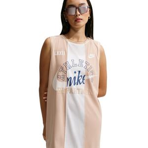 Nike Women's Loose Heritage Jersey Dress - OFF-WHITE