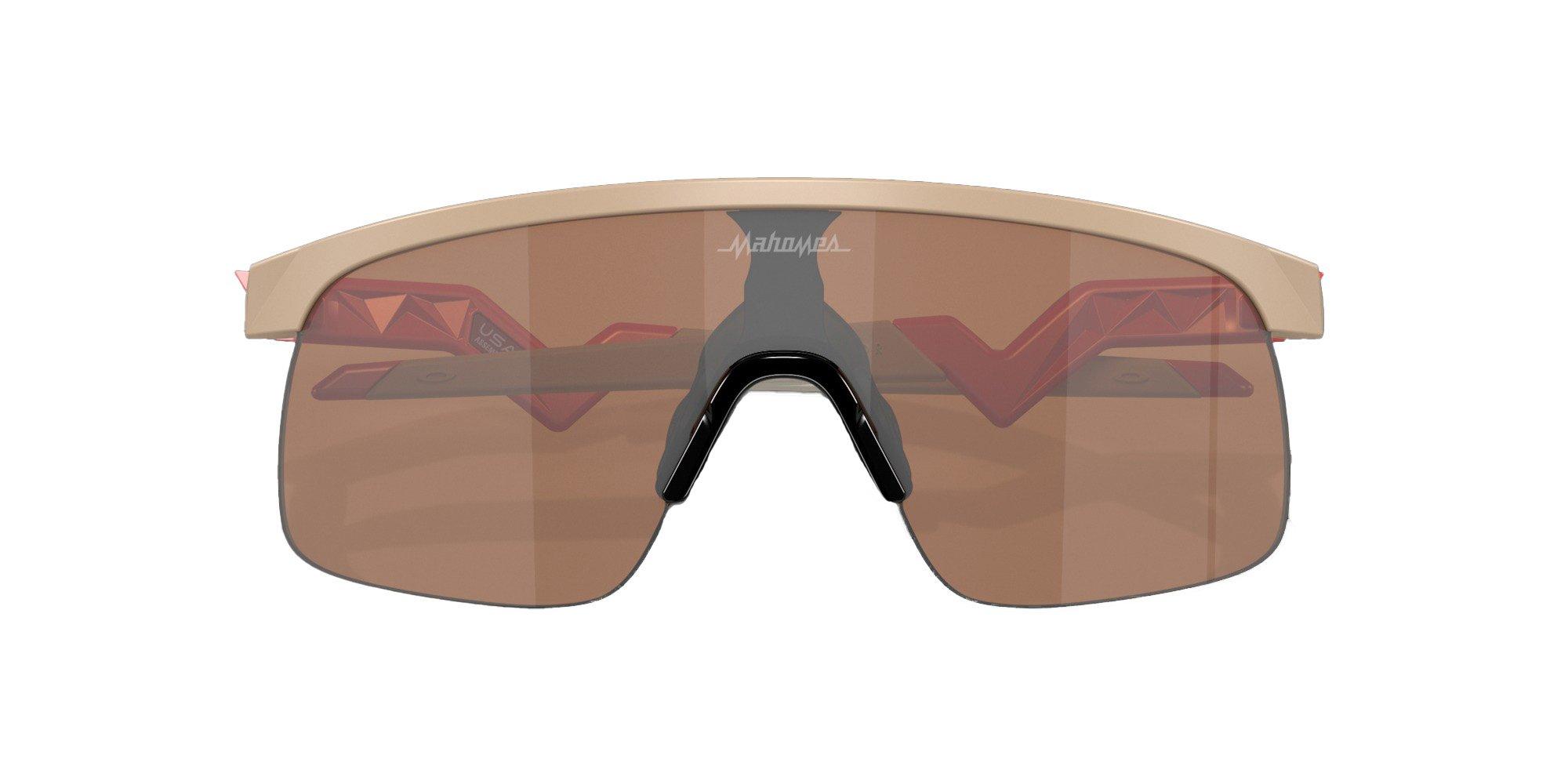 Oakley Youth Resistor x Patrick Mahomes II Tungsten Sunglasses - Terrain Tan - TAN Thumbnail View 6