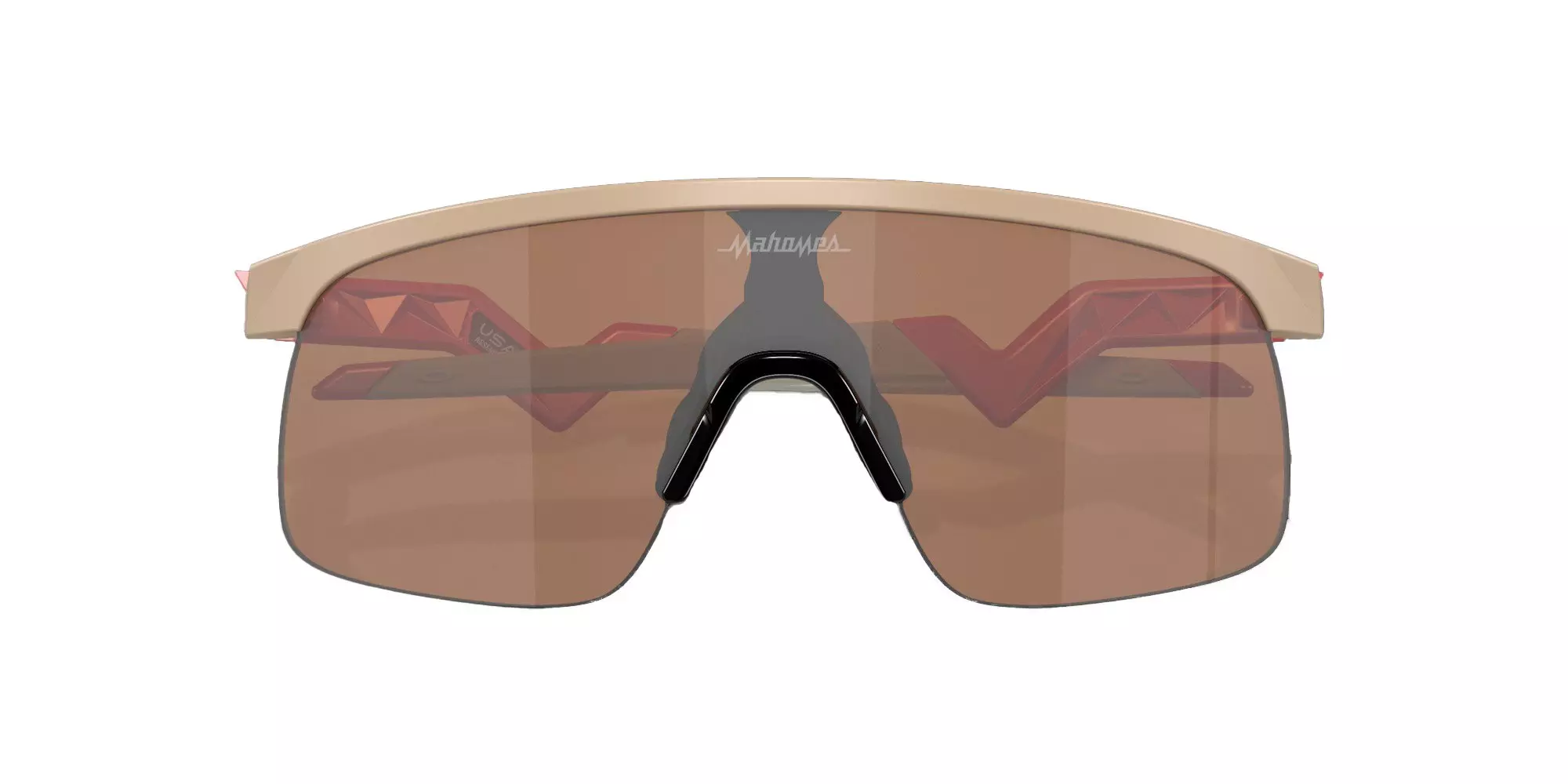 Oakley Youth Resistor x Patrick Mahomes II Tungsten Sunglasses -Terrain Tan - TAN