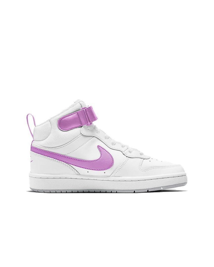 nike court borough mid 2 purple