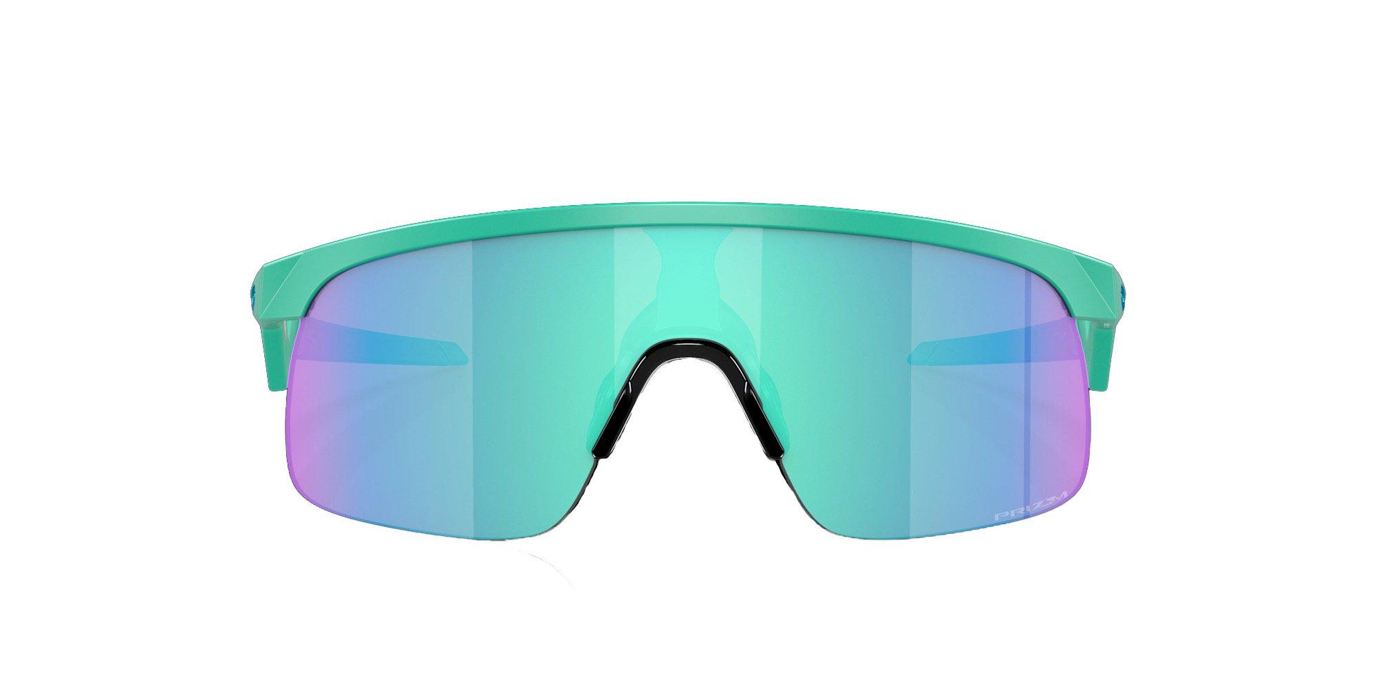 Oakley Youth Resistor Prizm Sapphire Sunglasses &ndash; Matte Celeste - BLUE Thumbnail View 2